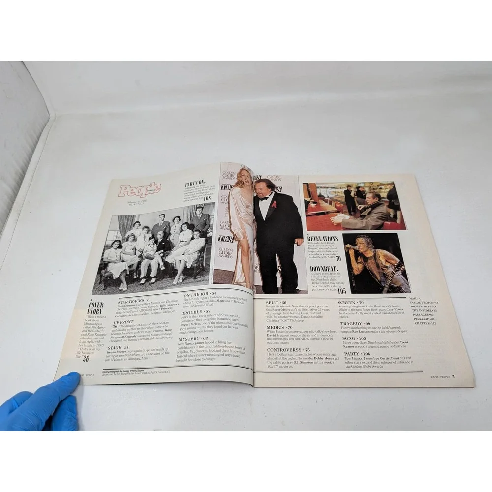 People Magazine February 6 1995 Rose Kennedy Death Trent Reznor‎ Keanu Reeves